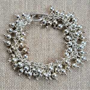 Gorgeous Retired Silpada Sterling 925 silver Cha Cha Bracelet